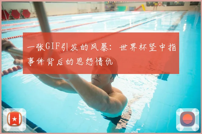 一张GIF引发的风暴：世界杯竖中指事件背后的恩怨情仇